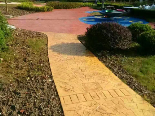 壓印混凝土地坪（做法）