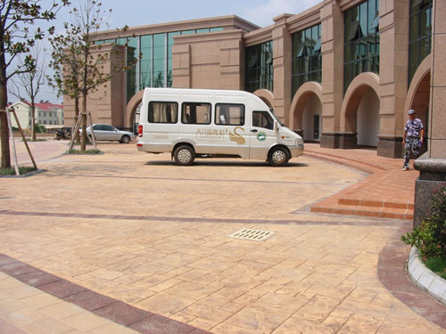 壓模地坪又叫園林地坪壓印