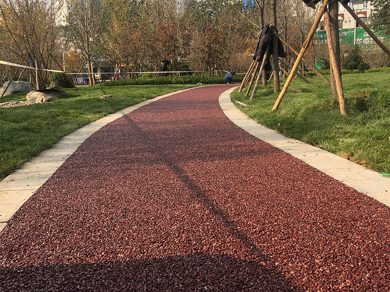 彩色透水地坪的施工工藝流程