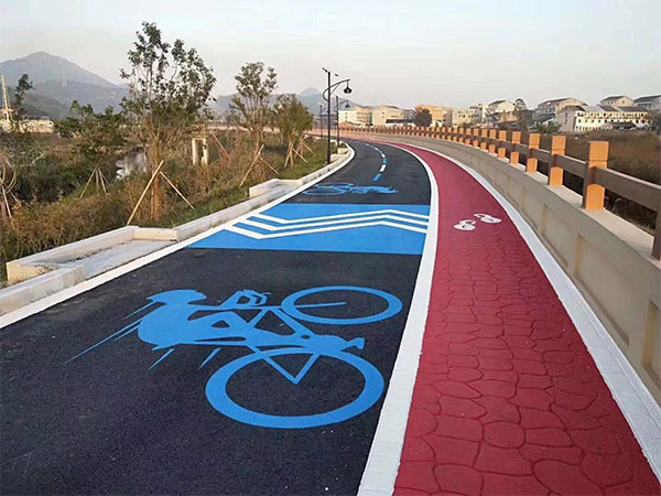 sp瀝青彩色壓花路面