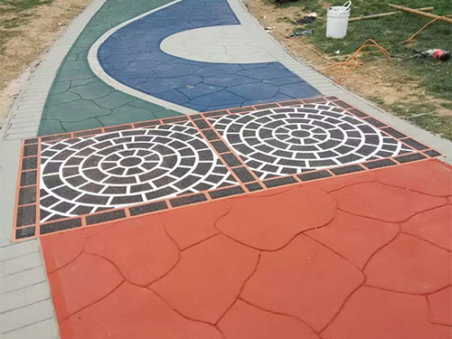 sp彩色防滑路面多少錢一平