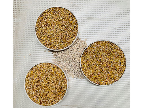 米黃3-5水洗石樣塊