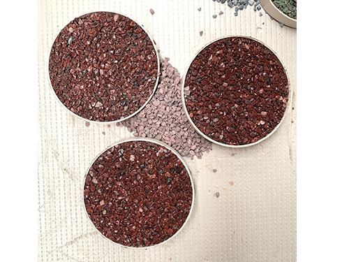 胭脂紅水洗石樣塊