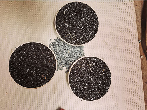 黑色水洗石樣塊